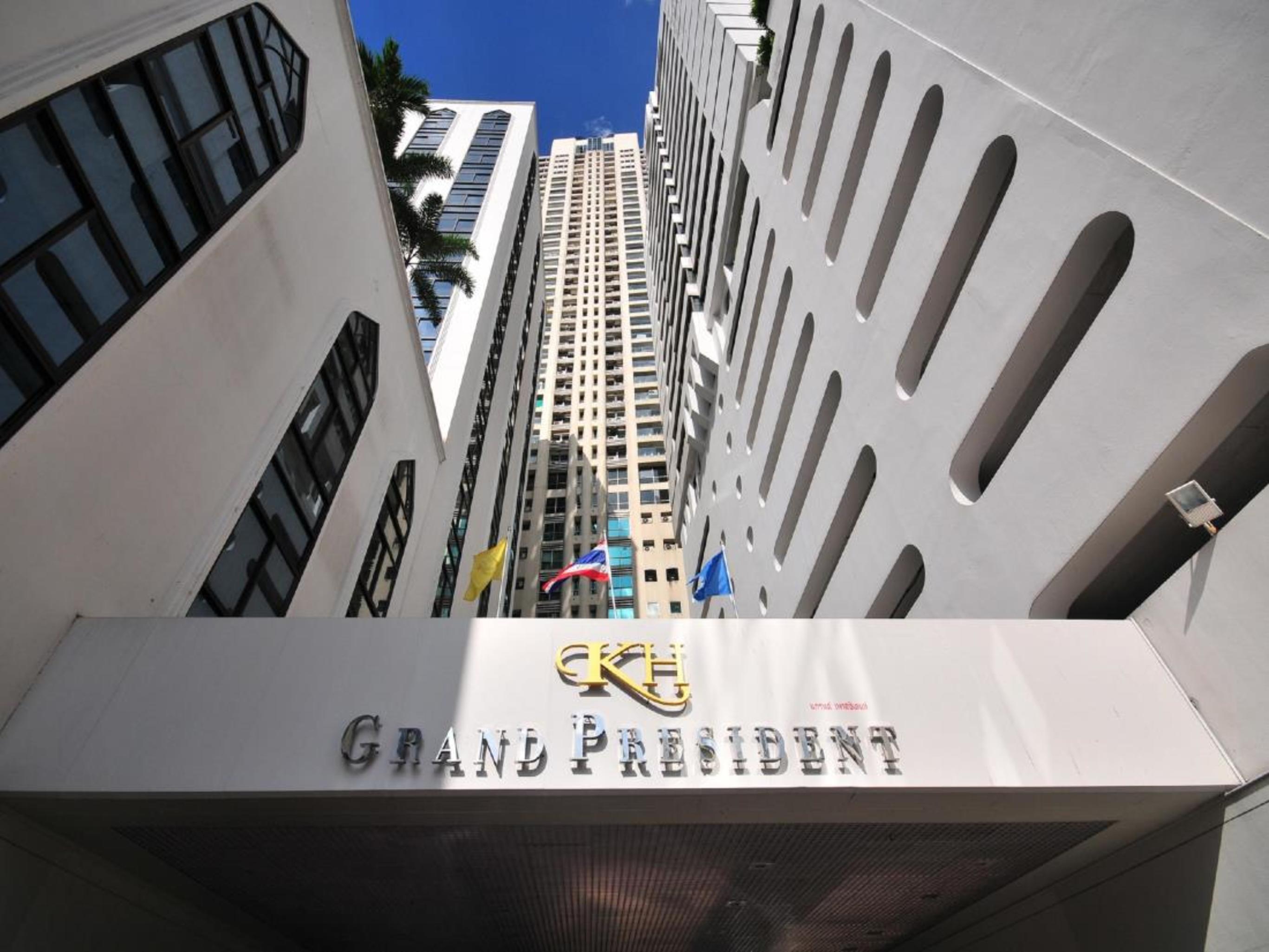 Grand President Apartment Bangkok Ngoại thất bức ảnh